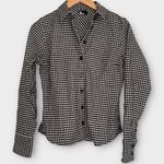The Kooples Wooly Houndstooth Button-Down Shirt – NWT – Size 1 (XS/S) Photo 1
