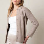 Cyrus  The Relaxed Shirt Cardigan Large NWT Photo 0