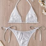 Metallic Silver Bikini Size M Photo 0