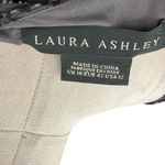 Laura Ashley  Vintage Floral Flocked Velvet Whimsigoth Maxi Dress Gray Size US 12 Photo 8