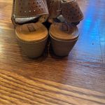 Pikolinos Romana Tan Brown Leather Closed Toe Slingback Wedge Sandals EU 40 US 9 Photo 3