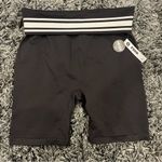 PINK - Victoria's Secret 🌺NWT VICTORIA SECRET PINK BLACK AND WHITE BIKER SHORTS SIZE MEDIUM🌺 Photo 1