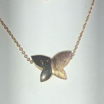 Artistry Brand Gold Tone Chunky Butterfly Pendant Boho Necklace Photo 0