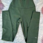 Alo Yoga  High Waist Ripped Warrior Legging Hunter Green Pants Photo 8