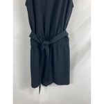 Club Monaco  Taye Black Sleeveless Tie Waist Romper Size 6 Photo 3