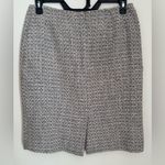 Talbots Vintage Blue Beige Tweed Textured Pencil Skirt Women’s 12P Career Casual Photo 1