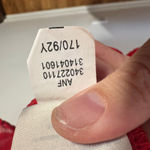 Hollister Button Front Shirt Womens M Red Long Sleeve Ruffle Trim Round Neck Y2K Photo 2