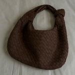 Urban Expression 𐙚 Urban Expressions Brown Vegan Woven Hobo Knot Bag Photo 0