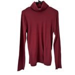 NWOT American Giant Women’s Luxe Rib Turtleneck Zinfandel Size XL Purple Photo 3