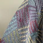 Talbots VTG Petite Hand Knit Cardigan Sweater Colorful Preppy Grannycore sz S Photo 4