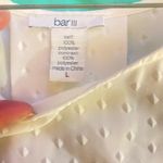 Bar III Textured White Diamond Cropped-Blouse (NWOT) Photo 1