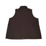 Talbots ‎ Vest Women 2X Black Lightweight Full Zip Pockets Outdoors Preppy Casual Photo 2