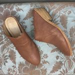 Eileen Fisher Brown Leather Heeled Mules Size 7.5 Photo 0