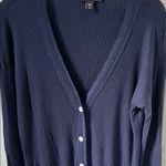 Fifteen Twenty  Midnight Blue Ribbed Top Photo 2