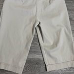 Dressbarn Women Light Beige Capri Shorts Size 14 with Pockets Cotton Blend Photo 7