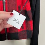 Jack by BB Dakota NWT Jack by‎ BB Dakota Red & Black Plaid Moto Jacket Size M Photo 6