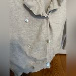 ZARA Knit Ruffle Cardigan Button Down Sweater size Medium Photo 4