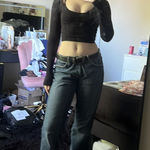 Aeropostale Black cropped long sleeve  Photo 0
