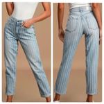 Pistola NWT Presley Pinstripe High Rise Vintage '90s Jeans In Members Only Size Photo 1