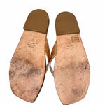 Stuart Weitzman  Patent Leather Cork Aldona Thong Sandals Shoes size 7.5 Photo 7