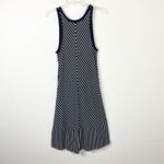 CAbi ATC Wink Black & White Striped Sleeveless Midi Dress Size M Style #5946 Photo 1