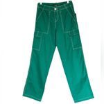 True Religion NWT  Military Single needle Cargo Pants Aventurine Green Size 27 Photo 2