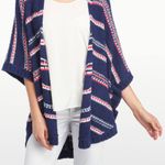 NYDJ NWT  Sweater Womens Shawl Cardigan Multicolor L/XL Photo 3