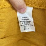 Croft & Barrow  Linen Tiered Sleeveless Swing Sundress Boho Dress Yellow Size M Photo 9