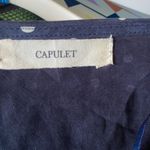 Capulet  Blue  and White Polka Dot Bodysuit Photo 5