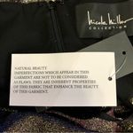 Nicole Miller NWT  Square Neck Mini Iridescent Glitter Black Gold Purple Cocktail Photo 8