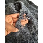 Vintage Sakowitz 70s 80s Gray Long Button Sweater Cardigan Coat Hig Sz L READ Size L Photo 4