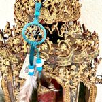 Dream catcher keychain with feathers Photo 4