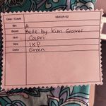 Belle By Kim Gravel Womens Capri Pants Size 1XP Boho Paisley Floral Drawstring Green Photo 10