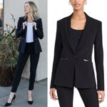 Veronica Beard Black Scuba Dickey Jacket Blazer Size 2 Photo 13