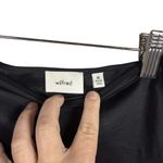 Wilfred by Aritzia Elixir Satin Mini Skirt in Black Size 00 Photo 5
