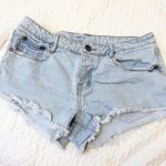 Cotton On Frayed Mid Rise Shorts sz 6 Jean Cut Off Shoes Denim Shorts Photo 1