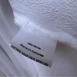 Eileen Fisher  White Drape Open Front Cardigan Size Small Photo 4