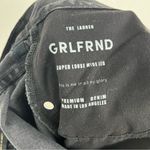 GRLFRND The Lauren Black Super Loose Wide Leg High Rise Button Fly Jeans Size 26 Photo 3