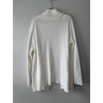 Ralph Lauren Lauren  White 100% Cotton Ribbed Knit‎ Long Cardigan Size 1x Cottage Photo 5