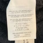 J.Crew  Merino Wool Alpaca Blend‎ Turtleneck Sweater XXS Black Knit Top Minimal Photo 3