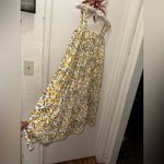 Lilla P Floral Maxi Dress in Yellow and Black Photo 3