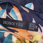 Homeyee 2XL womens round neck summer floral lace sleeveless tunic swing dress Black Size undefined Photo 7