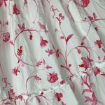 Hill House size XL white pink nap dress white pink floral smocked cottage cabin Photo 4