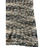 Alberto Makali Women’s Sweater Size XL Cream Green Metallic Knit Beaded Detail Photo 2