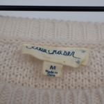 XOXO MASER Cream Floral Lace Knit Sweater Top Womens Medium White Photo 2