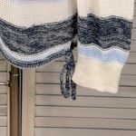 Torrid Open Knit Summer Weight Sweater with Cinch Bottom Multi Stripe-1X Photo 3