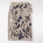 Nordstrom  Classiques Entier Patterned Silk Maxi‎ Wrap Skirt Size M Classic Chic Photo 3