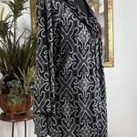 New Directions Women Blouse M Round Neck 3/4 Sleeve Boho Lagenlook Pullover Size M Photo 4