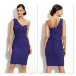 Tadashi Shoji  Vibrant Purple One-Shoulder Dress 6P Photo 1