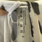 Beach cover up sz S white black tie dye maxi skirt Photo 5